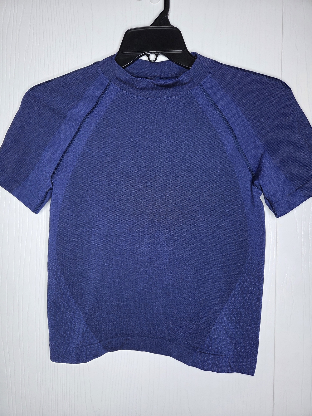 Lululemon Women's Blue Short Sleeve Athletic Stretch Athleisure Shirt Size 8